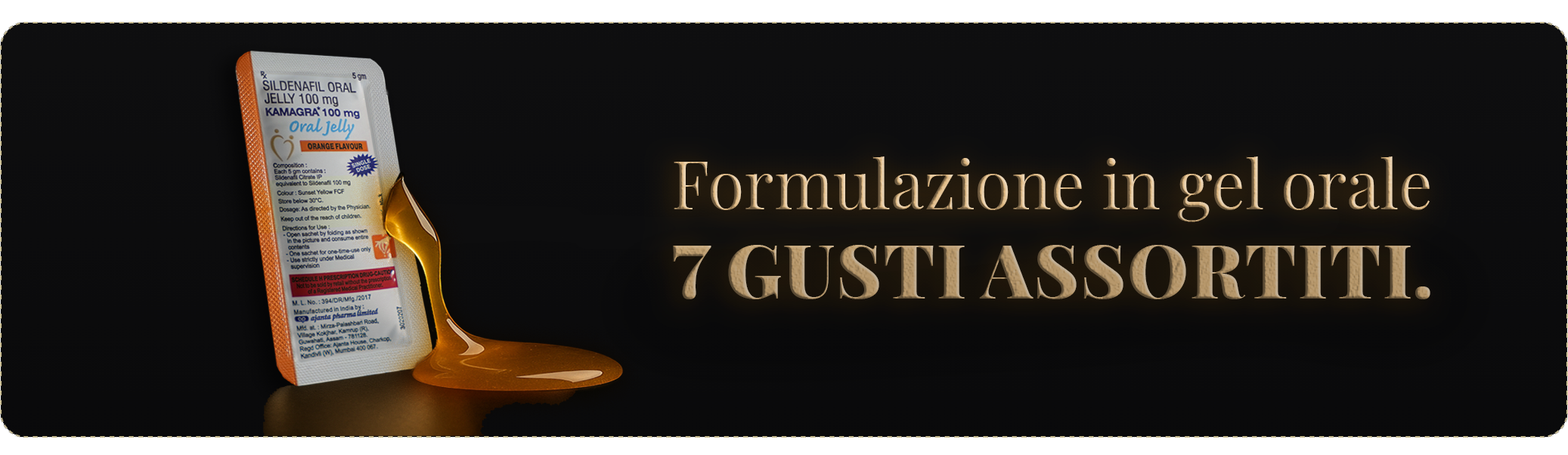 Kamagra Oral Jelly - bustine e confezione di Dott. Duro