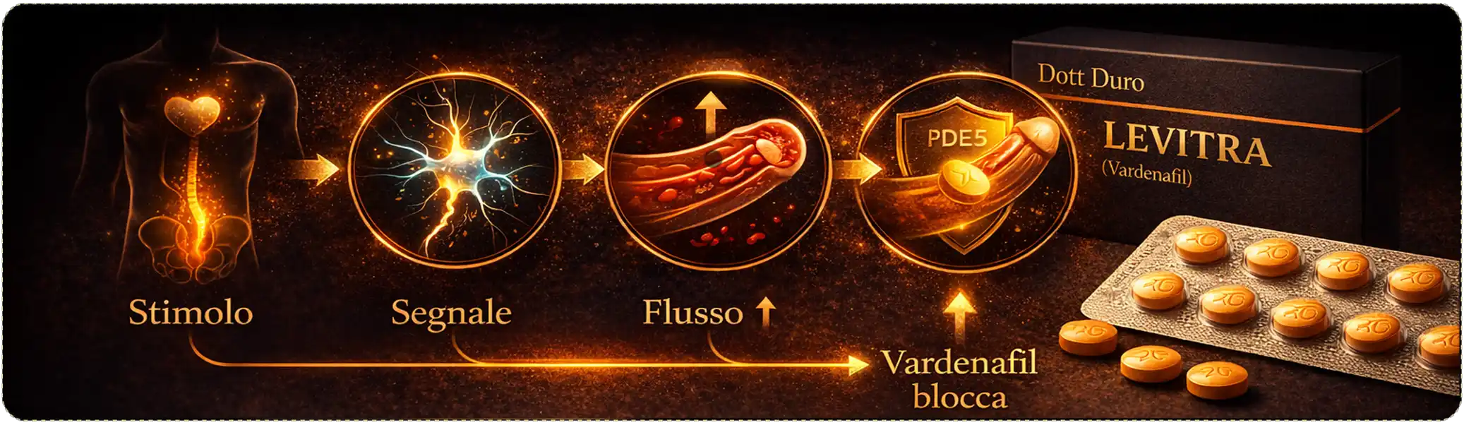Levitra / Vardenafil - confezione e compresse